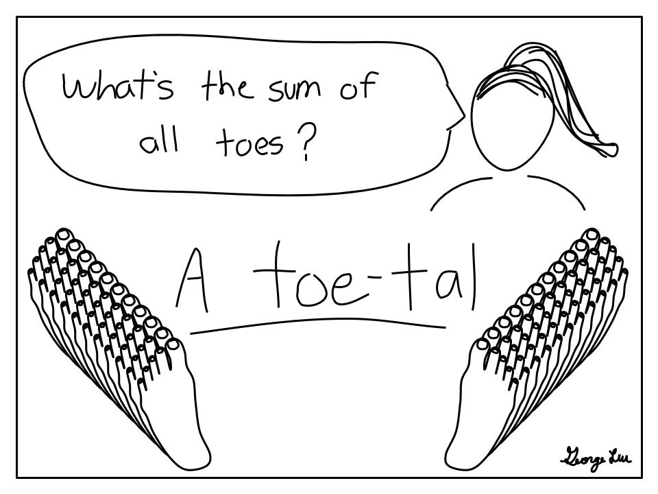 Cover photo for Punderline 46: Math with feet Cover photo for Punderline 46: Math with feet